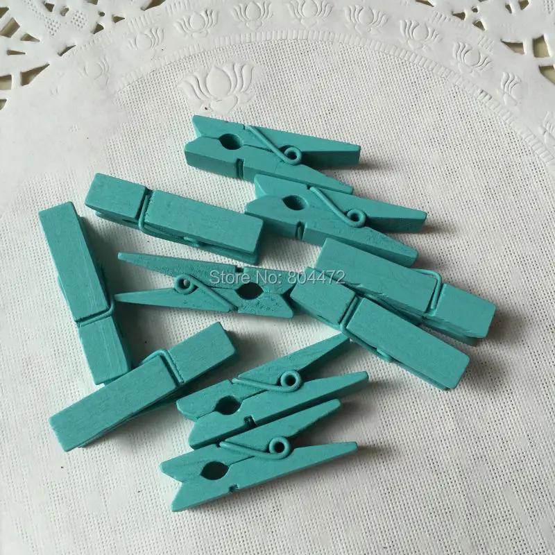 100 шт. деревянные мини-Колышки из натурального дерева рукоделие зажимы для карт