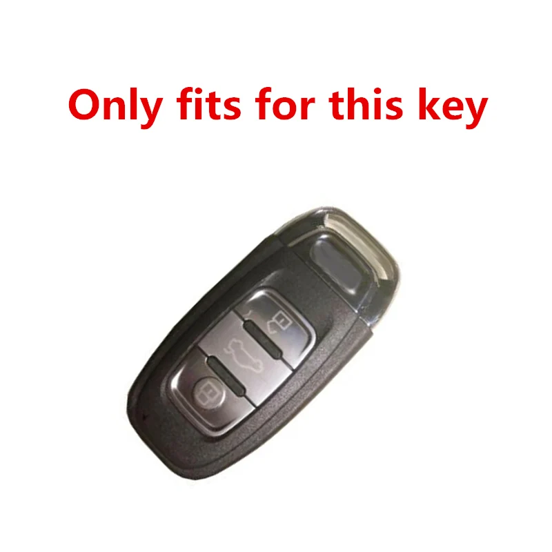 Новый мягкий ТПУ чехол для ключей Audi A1 A4 A5 A6 A7 A8 Quattro Q3Q5 Q7 2009 ~ 2015 Автомобильный ключ