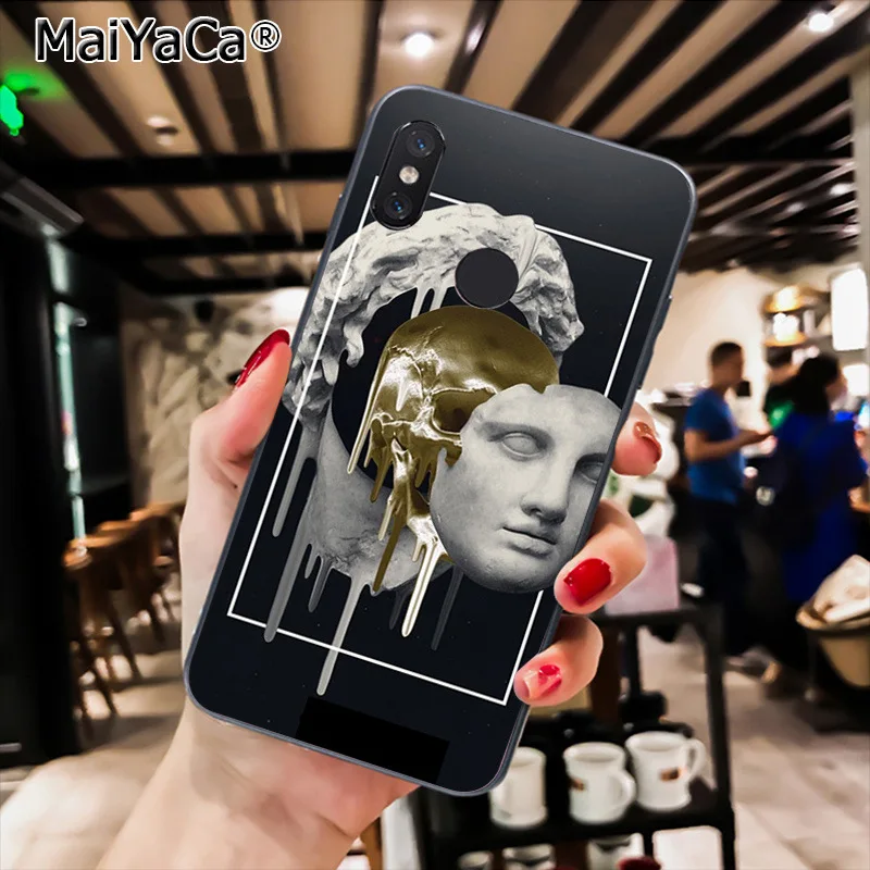 MaiYaCa Винтаж штукатурка статуя Давида художественный чехол для телефона с рисунком для Xiaomi Redmi8 4X 6A S2 7A 6A Redmi 5 5Plus Note5 7 Note8Pro
