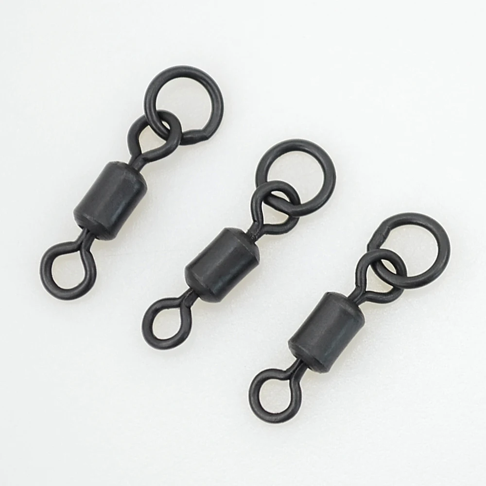 Carp Fishing Swivel for Chod Rig Link with Solid Ring Terminal Tackle Snap Swivels Accessories | Спорт и развлечения
