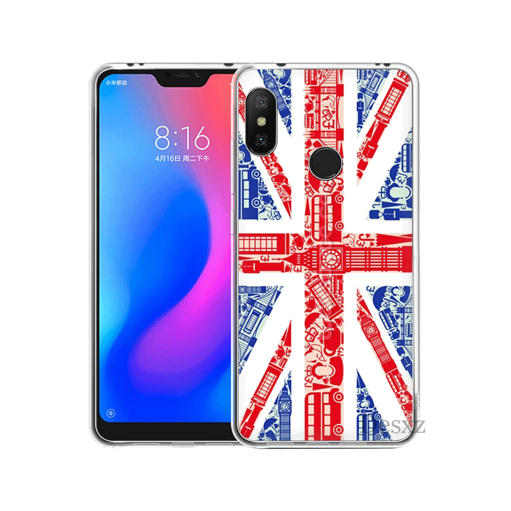 Чехол для телефона Xiaomi Redmi 3S 3 4A 4X 5 5A Plus 6 6A S2 7 Go Pro Union Jack с британским флагом жесткий