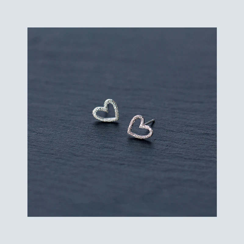 Женские винтажные серьги гвоздики Birncos из стерлингового серебра 2020 пробы с полым