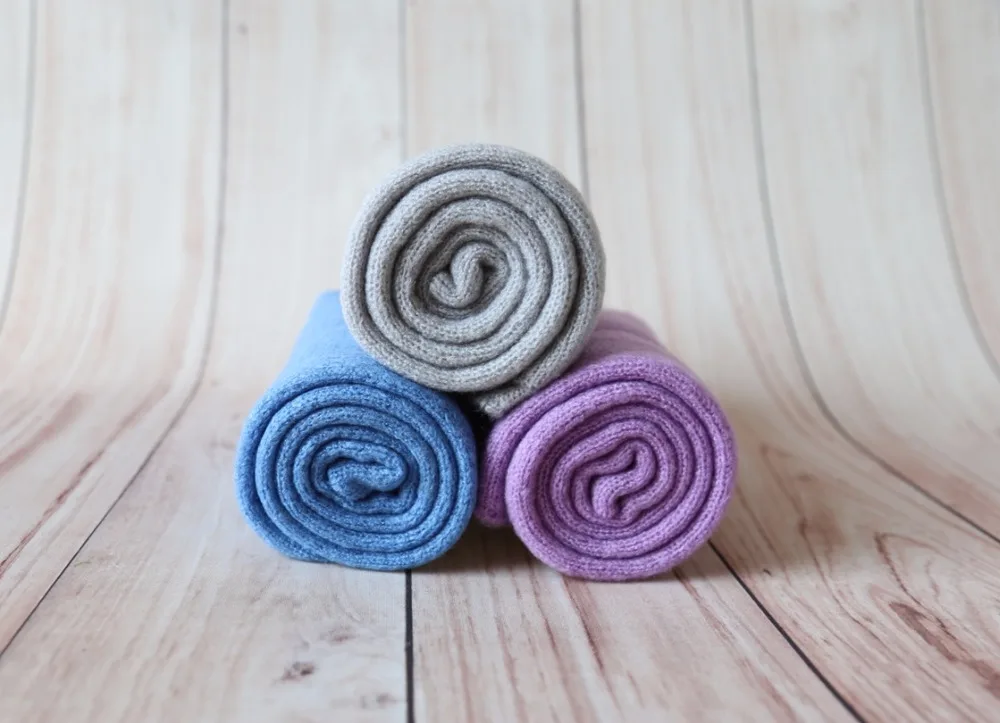 Мягкий свитер стрейч обертывание Swater Knit Fabirc одеяла для новорожденных боди для новорожденных lLayer новорожденных реквизит для фотосъемки корзина наполнитель кокон