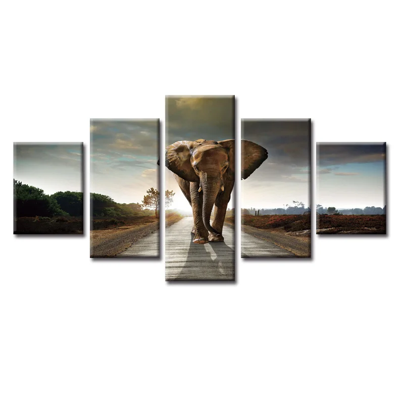 

5 Panel Modern Printed Poster series Painting Picture Canvas Art Seascape Painting for Living Room No Frame or Frame