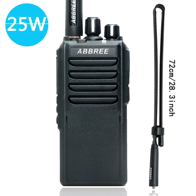 Портативная рация ABBREE AR 25W Talkie UHF 400 480 МГц выходная мощность 25 Вт 10 5 км радиус