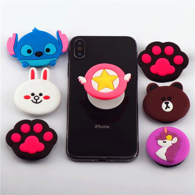 SIANCS милый мультфильм DIY украшения мобильного телефона на подушке безопасности держатель подставка патч для iPhone XS xiaomi samsung Star Angel Wings