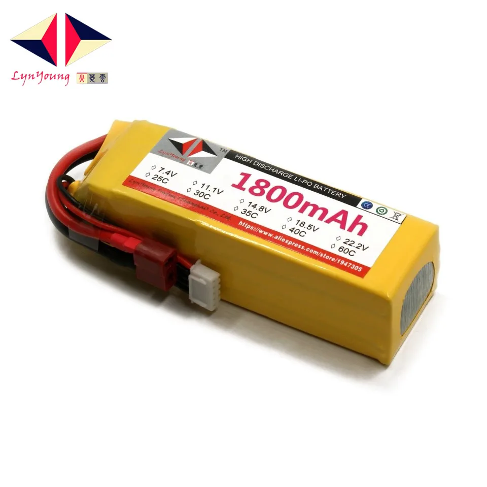 Аккумулятор HX Lipo 4S 14 8 в 1800 мАч 25C 30C 35C 40C 60C для радиоуправляемого дрона