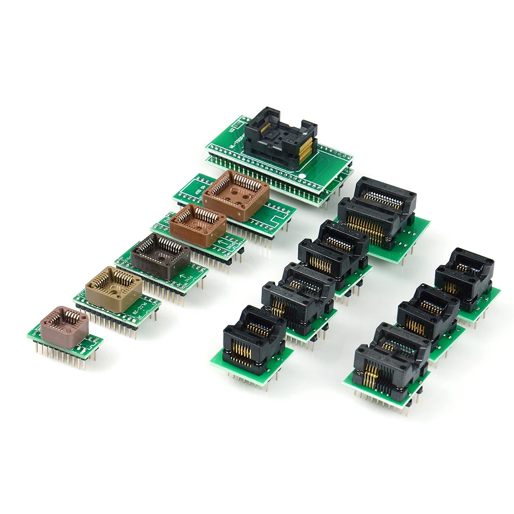 13 шт. адаптер для Superpro Xeltek 610P USB ECU Программатор сгорающий Блок Бесплатная