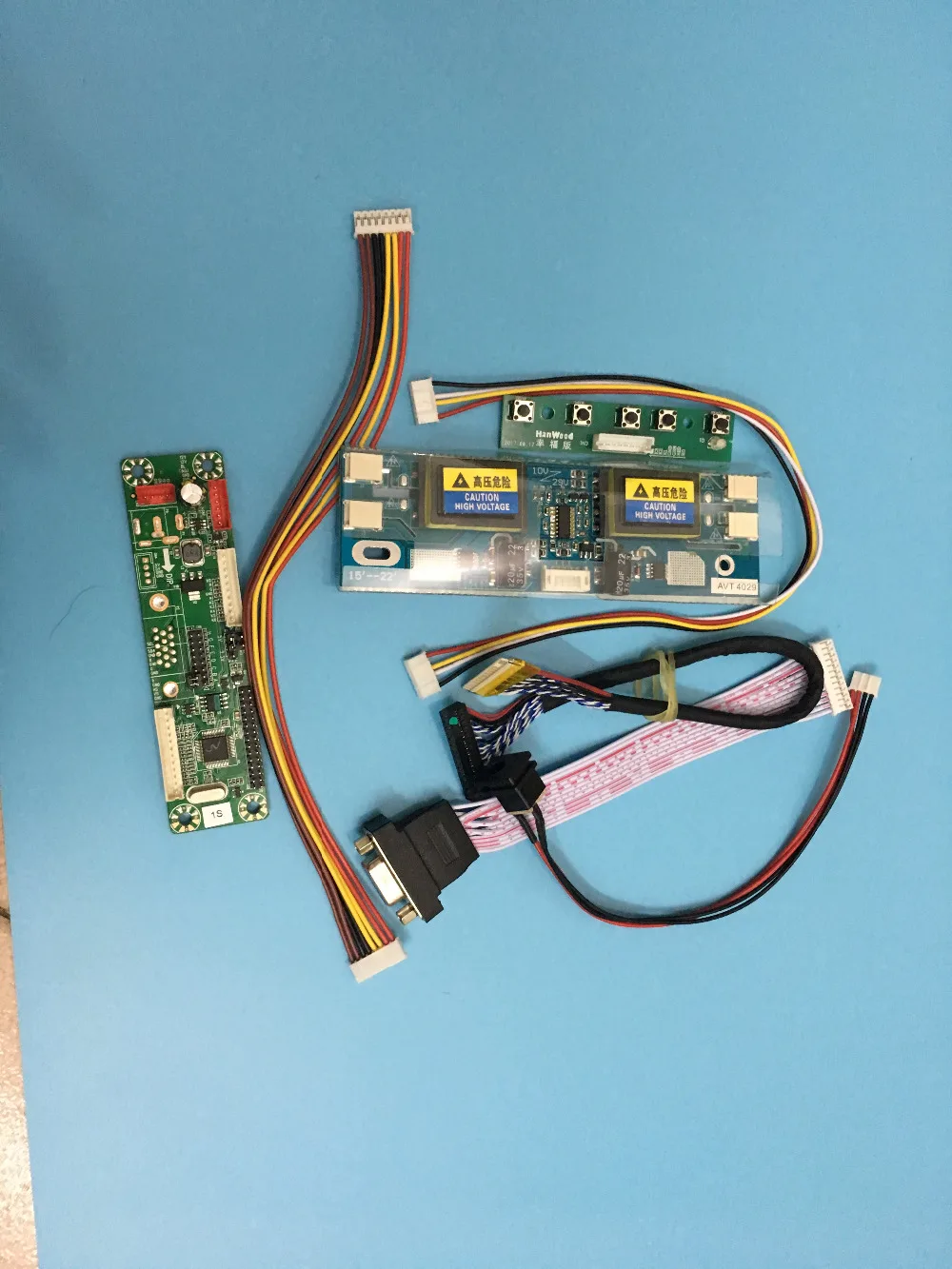 MT561 MD комплект платы драйвера ЖК монитора с клавиатурой VGA кабель 4 C инвертор