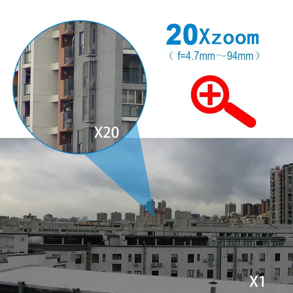 Открытый 2MP 3G 4G PTZ камера 20X оптический зум Беспроводная ip-камера 300 м ИК Ночное
