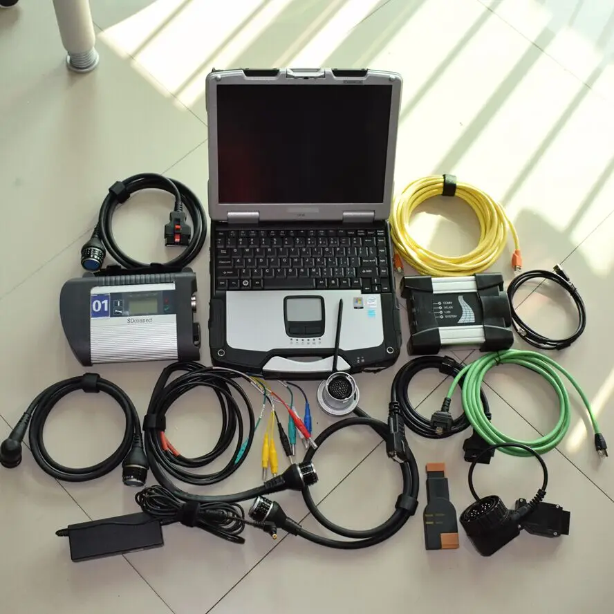 Новейшая модель Диагностический Mb Star c4 Sd Connect Compact 4 для Bmw Icom следующий b c 1 ТБ HDD