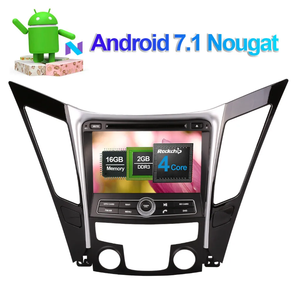 Android 8 0 Восьмиядерный 4 Гб ОЗУ автомобильный DVD плеер GPS навигация для Hyundai Sonata I40 I45
