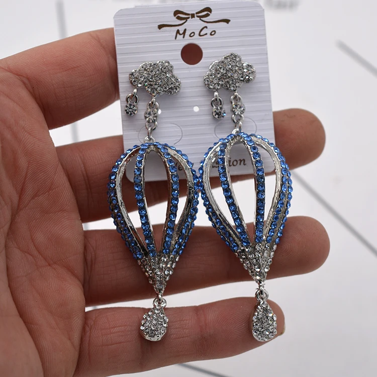 Женские серьги в виде воздушного шара с кристаллами|earrings for|balloon earringsearrings for women