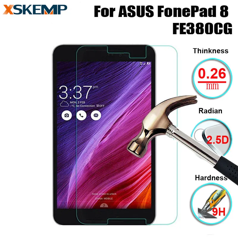 Для ASUS FonePad 8 FE380CG планшет закаленное стекло анти-осколки защитная пленка
