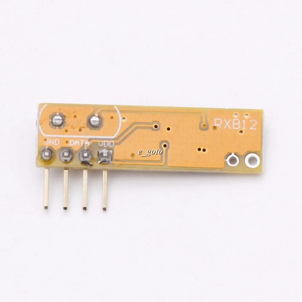 Супергетеродинный беспроводной приемник RXB12 433 МГц для Arduino AVR|Детали и аксессуары