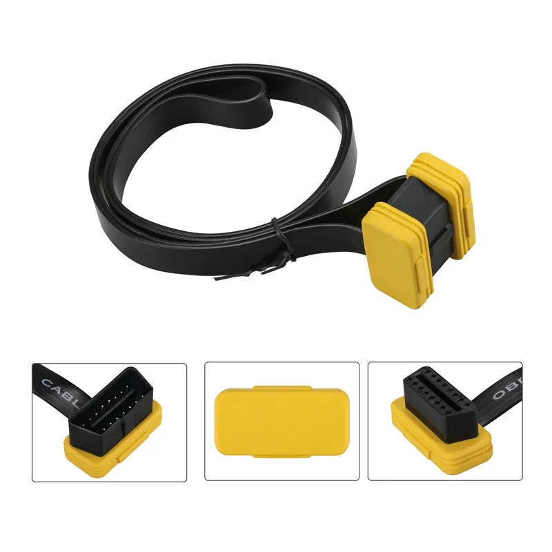 Автомобильный Удлинительный кабель AUTOOL OBD2 с переключателем Авто OBD 2 ELM327 адаптер