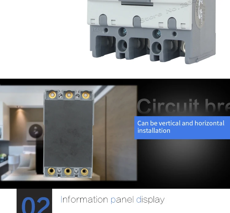 20A 30A 40A 50A 60A 75A 100A формованные чехол автоматический выключатель 3 p 3 полюс 50 Гц 600V ABE-103b
