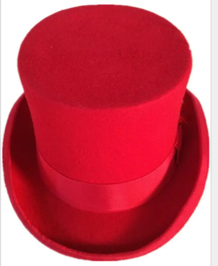 Шляпа шерстяная в стиле стимпанк 15 см (5 89 дюйма) 3 цвета|wool fedora|top hatmad hatter top hat |