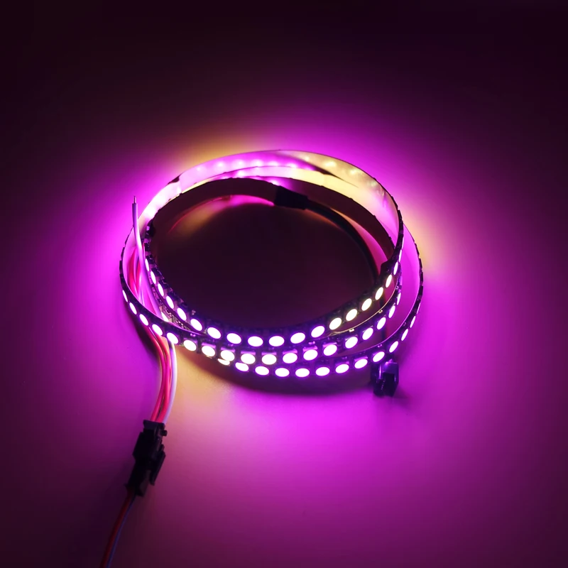 DC5V 1 м/4 м/5 м ws2812b WS2812 Светодиодная лента Smart RGB 5050 полноцветная Пиксельная IC Ditigal