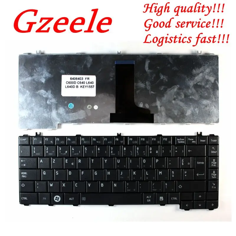 GZEELE Французская клавиатура для toshiba Satellite L600 L600D L630 C640 L745D L700 L730 L645 C600 L640 C600D L640D FR AZERTY