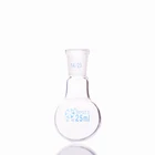 Одна стандартная фляжка с круглым дном, емкость 25 мл и сустав 1423, круглая фляжка с одним горлом