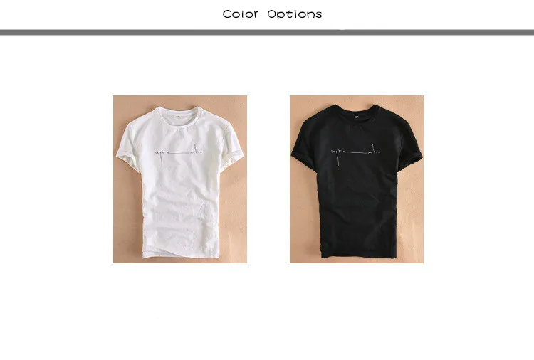 Летние мужские льняные рубашки с принтом, Модные дышащие льняные рубашки с короткими рукавами и круглым воротником, Свободный пуловер