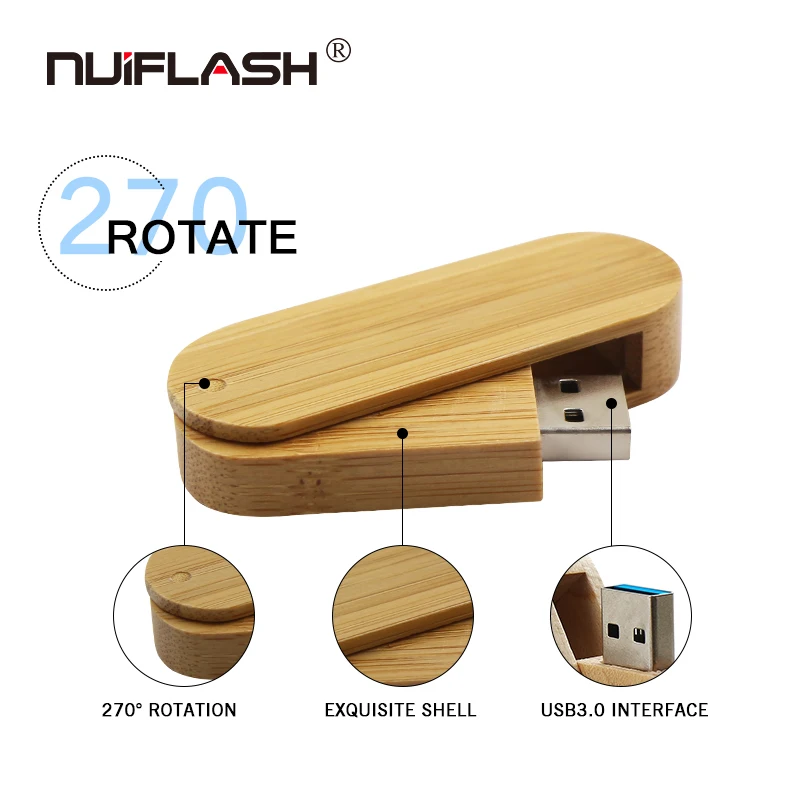 Вращающийся деревянный usb флеш-накопитель 4G 8GB 16GB флеш-карта usb карта памяти 32GB 64GB флеш-накопители u-диск Флешка USB 3,0
