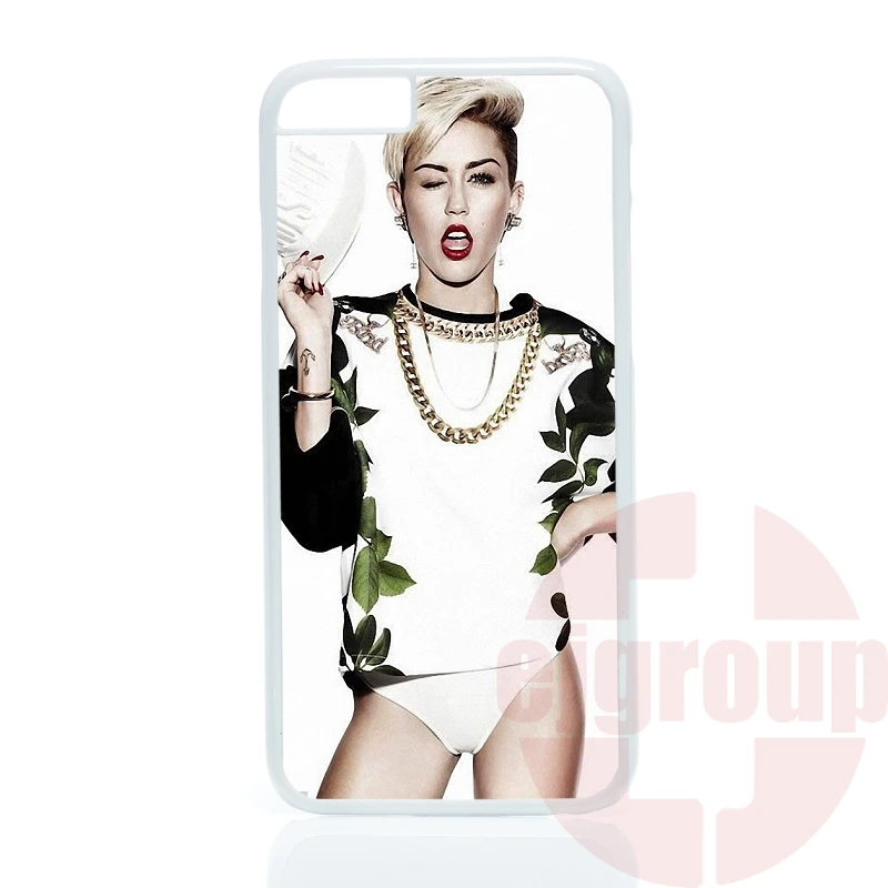 cute miley cyrus For Apple iPhone 4 4S 5 5C SE 6 6S 7 7S Plus 4.7 5.5 iPod Touch Phone Case Coevr |