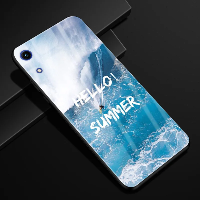 Чехол для huawei Honor 8A, чехол для Honor 8A из закаленного стекла, черный чехол-бампер для huawei Honor 8A, A8, 8 A, чехол-накладка