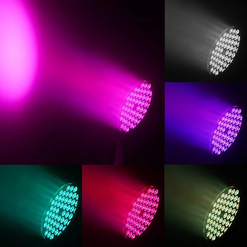 Быстрая доставка 54*3W мини Led Par мыть луч прожектор для сцены Эффект светильник DJ