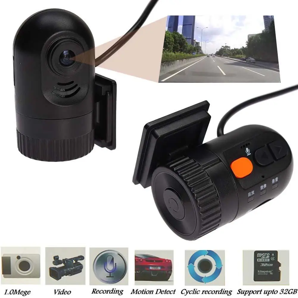 Маленькая Мини Пуля Автомобильный видеорегистратор Автомобильная камера