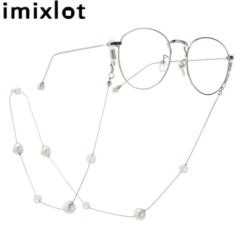 Imixlot милый кулон из сердца с цветами очки цепочкой солнцезащитные в