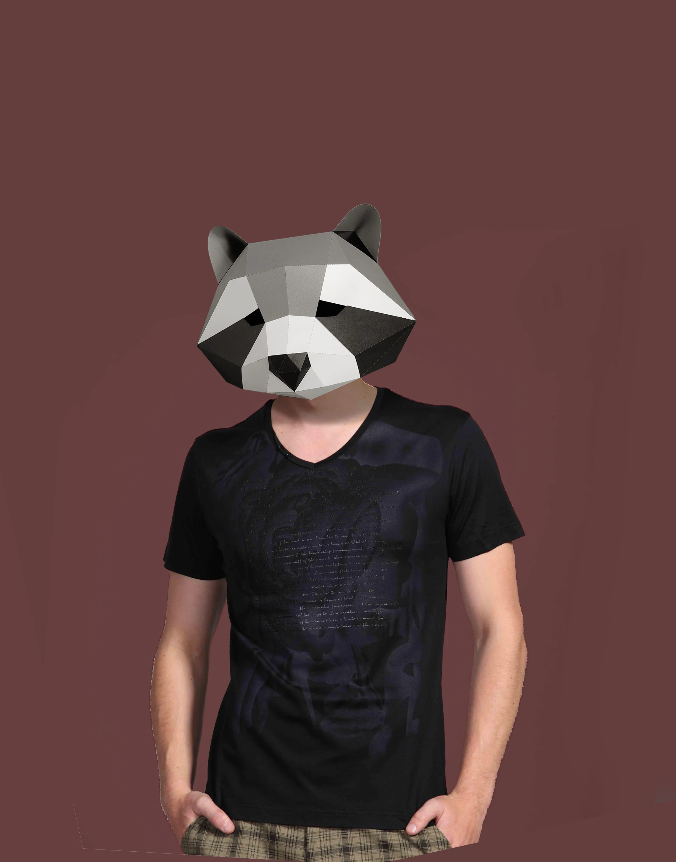 3D Бумажная Маска модная леопардовая кошка костюм животного Косплей DIY Бумага Ремесло Маска модели Рождество Хэллоуин выпускной вечер вечерние подарки