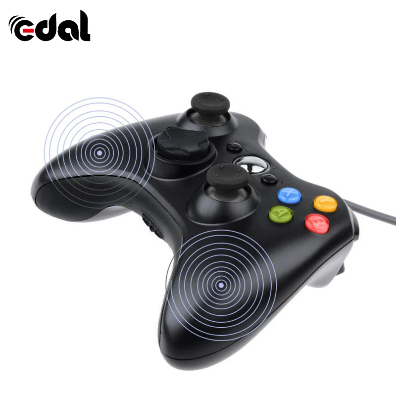 USB проводной джойстик геймпад черный контроллер Джойстик для официальных Microsoft