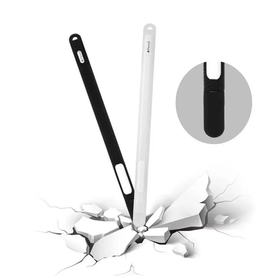Мягкий силиконовый чехол для Apple Pencil 2-го поколения, чехол для iPad Pencil 2, крышка с наконечником, держатель для планшета, стилус, чехол