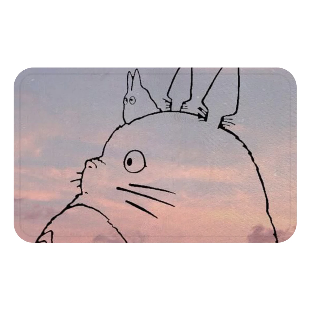 Радужный коврик Hayao Miyazaki Tonari no Totoro для ванной декоративные Противоскользящие