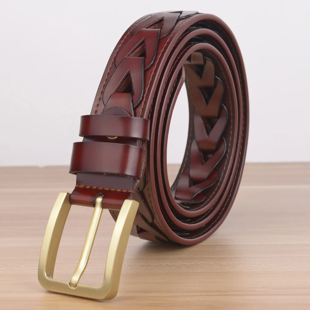 Новое поступление роскошные кожаные Для мужчин S ремень наивысшего качества