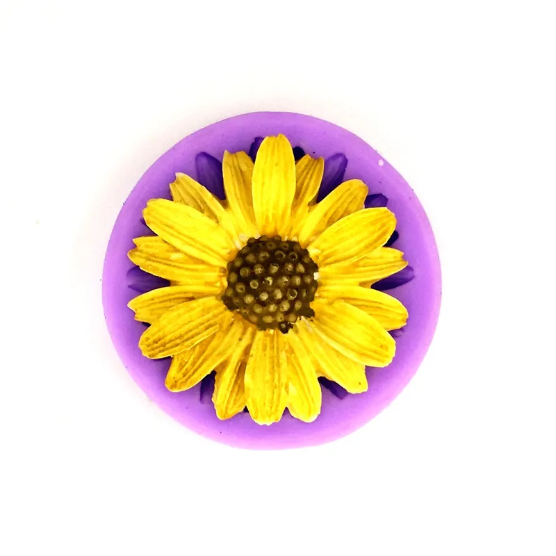 Силиконовая 3D форма для торта и мыла в форме цветка хризантемы 1 шт. выпечка DIY