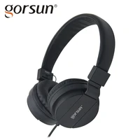 original gorsun gs 778 foldable stereo wire headphone 3 5mm stretching music headphones headset for computer phones tablets