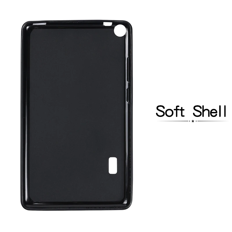 Soft Shell Чехол qijun для huawei MediaPad T3 7 WiFi BG2-W09 флип-чехол для планшета s для huawei t3 7,0 чехол-подставка мягкий силиконовый защитный чехол - Цвет: Soft Shell