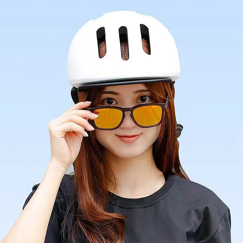 Оригинальный Xiaomi Mijia Qicycle защитный шлем EPS Регулируемая дышащая вентиляция