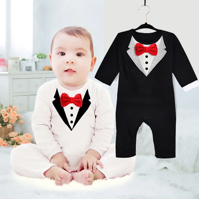 Официальный джентльменский комбинезон хлопковая одежда милая Одежда для