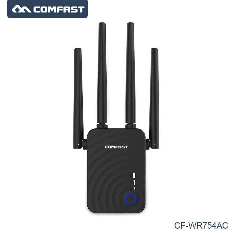 Wi-fi ретранслятор 1200 Мбит/с 5Gh 802.11ac мини беспроводной N маршрутизатор Wi-fi ретранслятор длинный диапазон расширитель усилитель 4 сетевая антенна