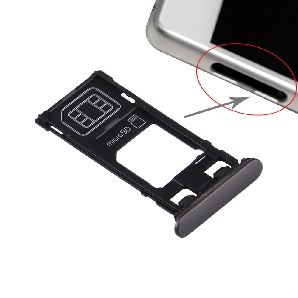 SIM Card Tray + Micro SD Slot Port Dust Plug for Sony Xperia X | Мобильные телефоны и аксессуары
