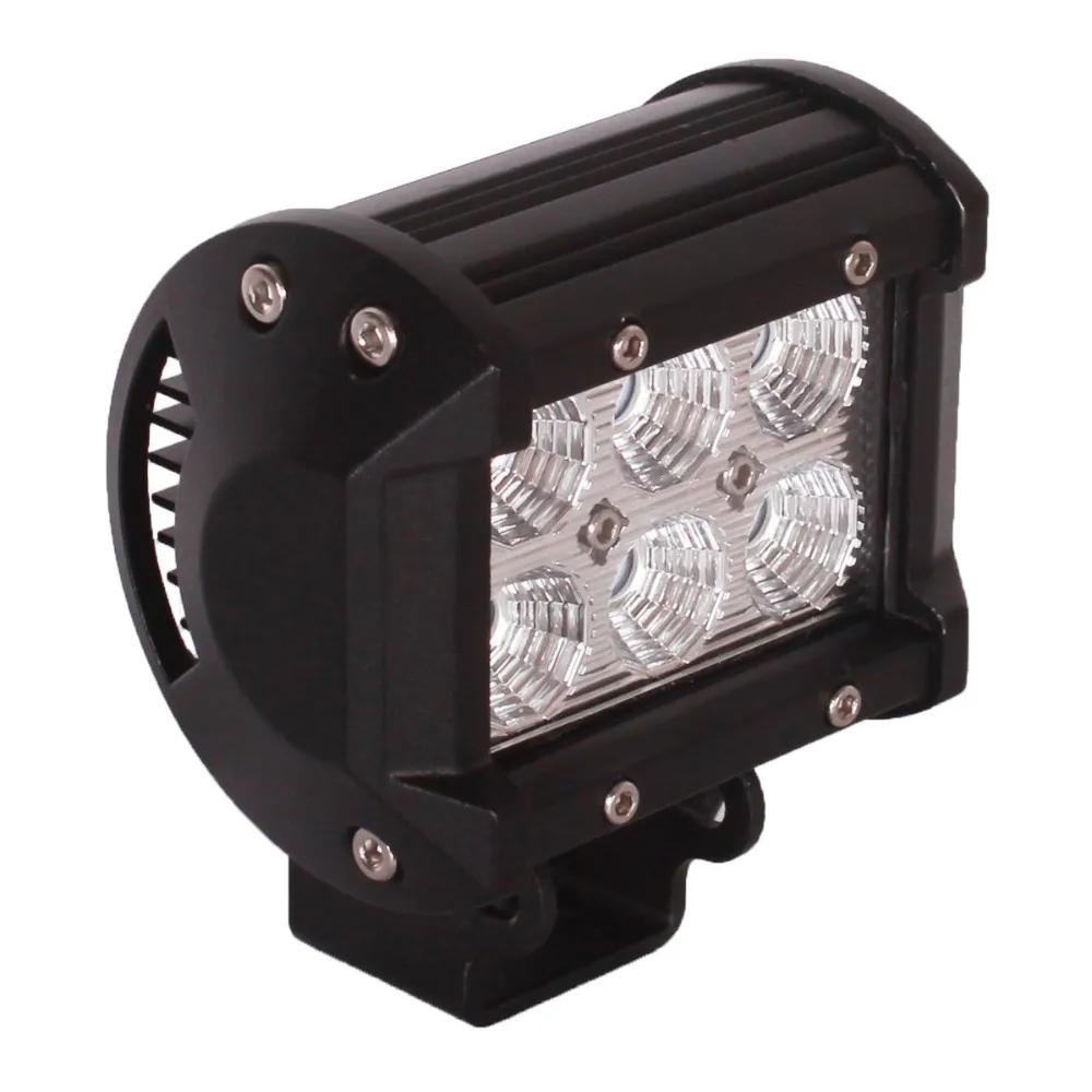 Бесплатная доставка Одна пара 18 Вт LED Work Light Bar Наводнение Spot луч Прожектора Offroad
