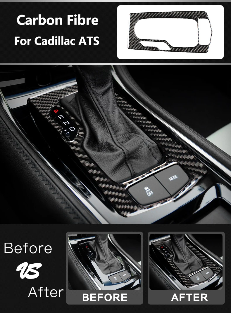 Для cadillac ats 2013 14 Аксессуары для укладки из углеродного волокна рулевое колесо Шестерня панели двери центральной консоли внутренние наклейки