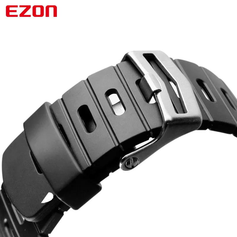 EZON спортивные часы, Силиконовый каучуковый ремешок Ремешок для наручных часов L008 T023 T029 T031 G2 G3 S2 H001 H009 T007 T037 T043