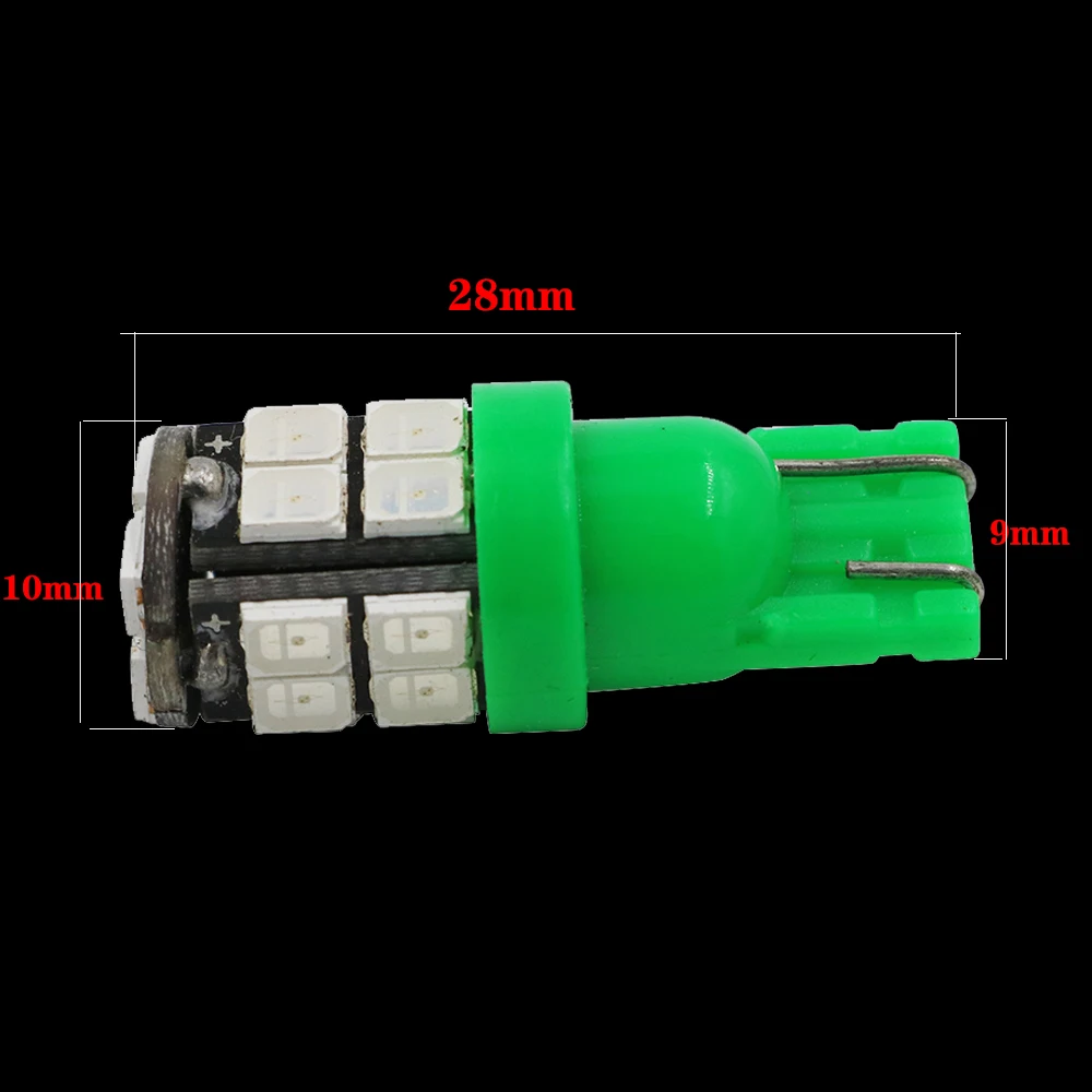 Y 500x W5W T10 Автомобильный светодиодный фонарь 20SMD 2835 168 194 боковые габаритные огни