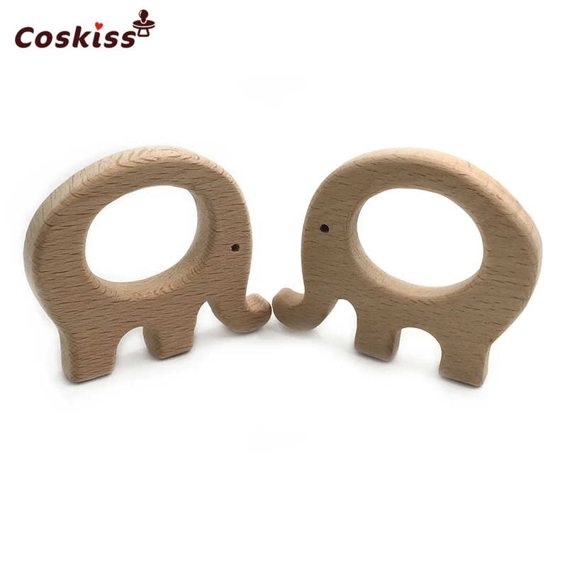 Прорезыватель для зубов из натурального бука ручной работы | Мать и ребенок