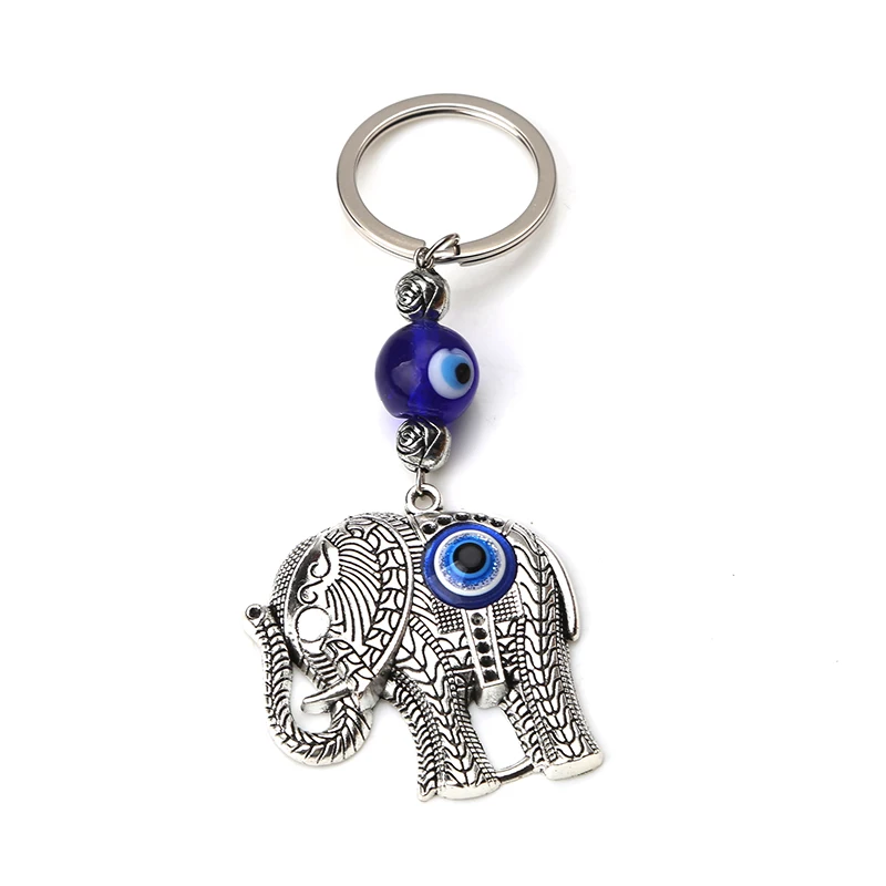 Брелок Lucky Eye Elephant Hamsa Hand Tree стеклянные бусины брелок для ключей автомобильный